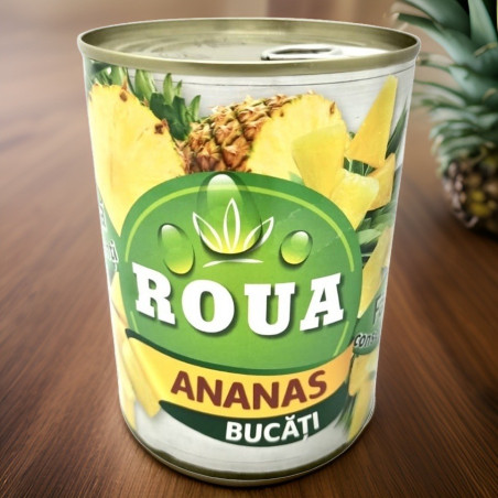 Roua Ananas Bucati 565g
