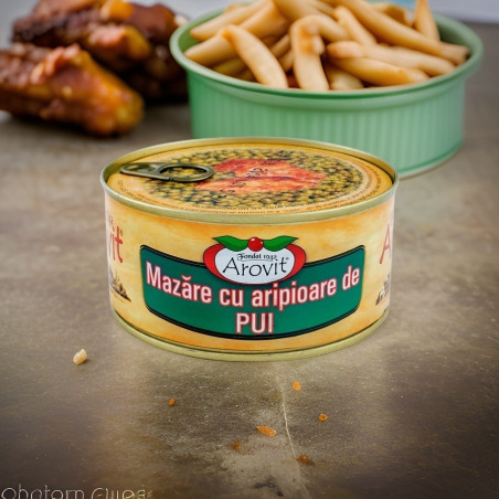 Arovit  Mazare cu aripioare de pui 300g