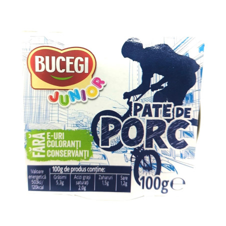 Bucegi Junior pate de porc 100g